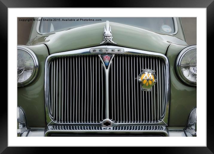  Rover P4 80 Framed Mounted Print by Carl Shellis