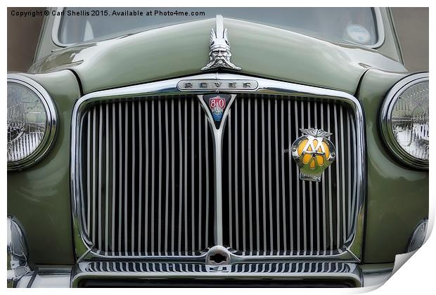  Rover P4 80 Print by Carl Shellis