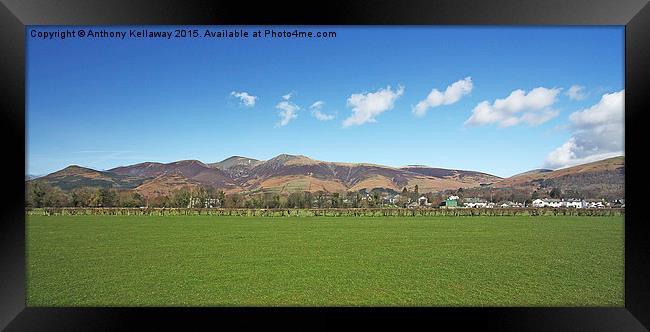  Skiddaw  Framed Print by Anthony Kellaway