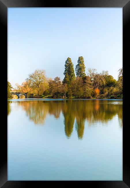  A clear day at Compton Verney Framed Print by Stuart Thomas