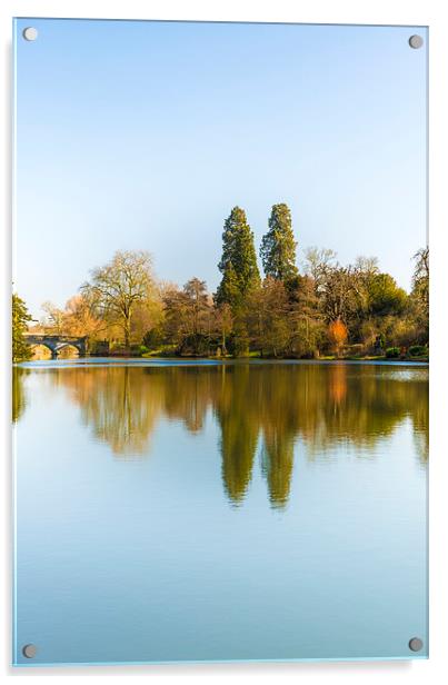  A clear day at Compton Verney Acrylic by Stuart Thomas