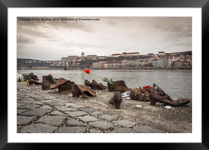  Shoes On The Danube Bank Framed Mounted Print by Bill Buchan