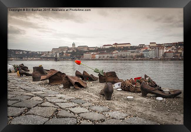  Shoes On The Danube Bank Framed Print by Bill Buchan