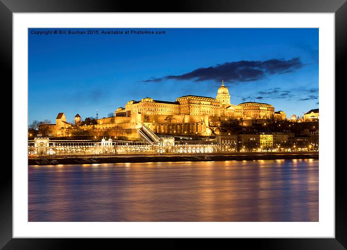  Budapest Royal Palace Framed Mounted Print by Bill Buchan