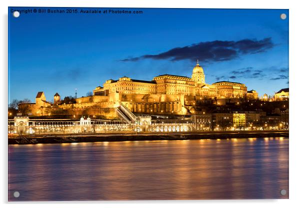  Budapest Royal Palace Acrylic by Bill Buchan
