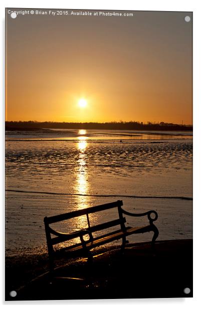 Sunrise seat Acrylic by Brian Fry