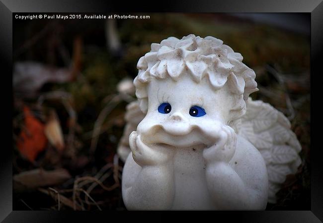  The Smiling Statue  Framed Print by Paul Mays