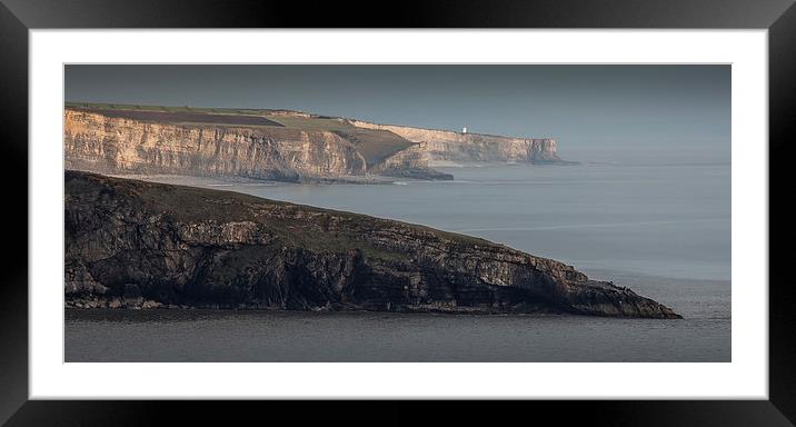  South Glamorgan Heritage coast Framed Mounted Print by Leighton Collins