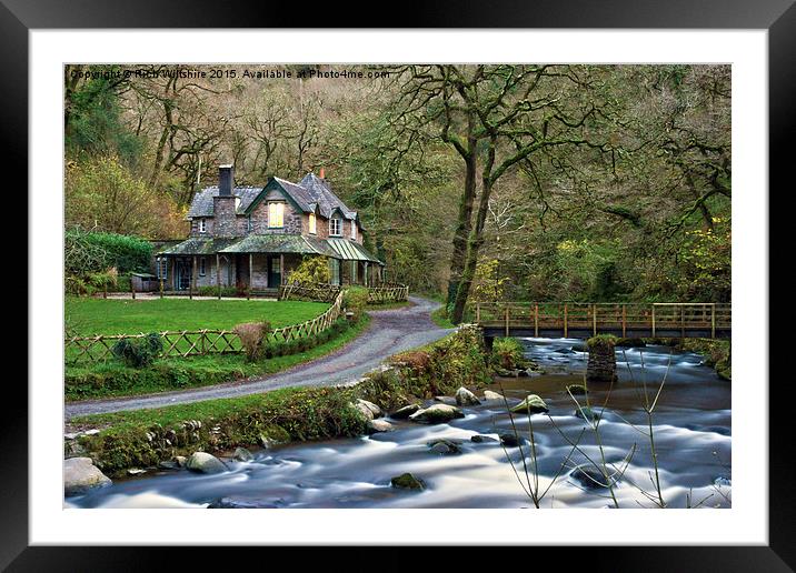  Watersmeet, Exmoor Framed Mounted Print by Rich Wiltshire