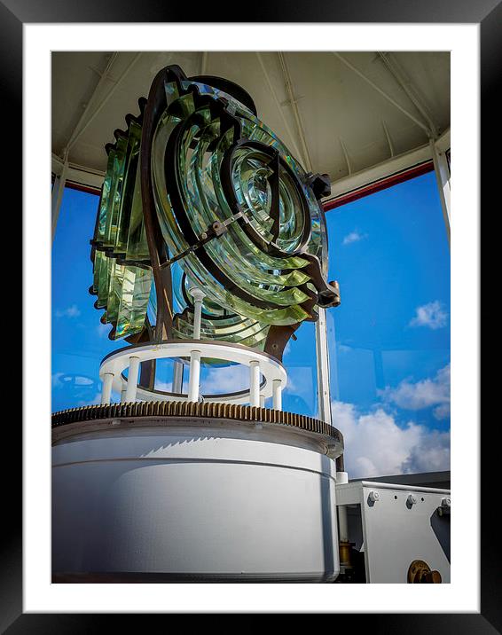 Dingwall Lighthouse Lamp Framed Mounted Print by Mark Llewellyn