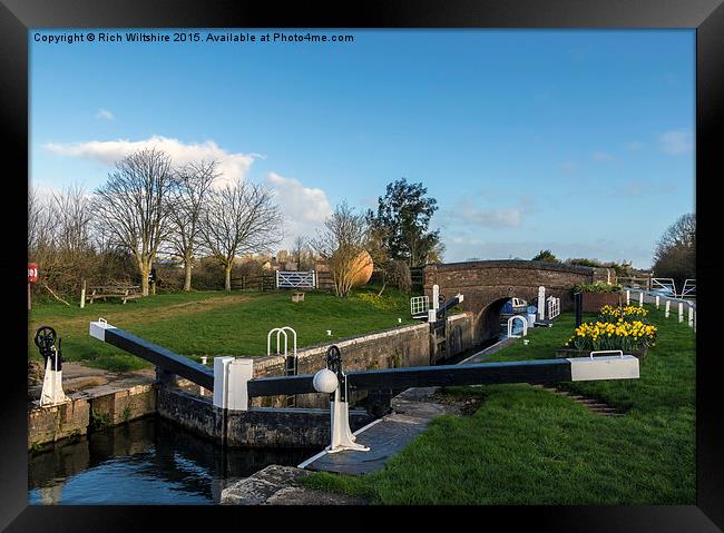  North Newton Canal, Somerset Framed Print by Rich Wiltshire