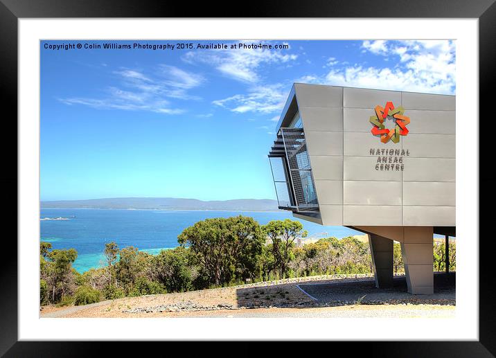  National Anzac Centre Albany WA Framed Mounted Print by Colin Williams Photography