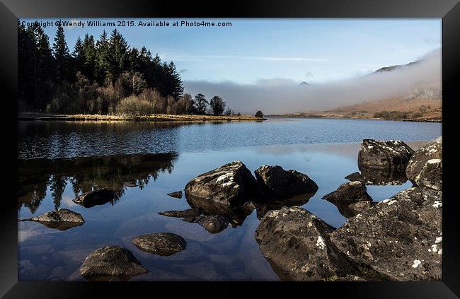 Low Clouds in Snowdonia Framed Print by Wendy Williams CPAGB