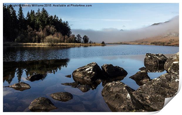  Low Clouds in Snowdonia Print by Wendy Williams CPAGB