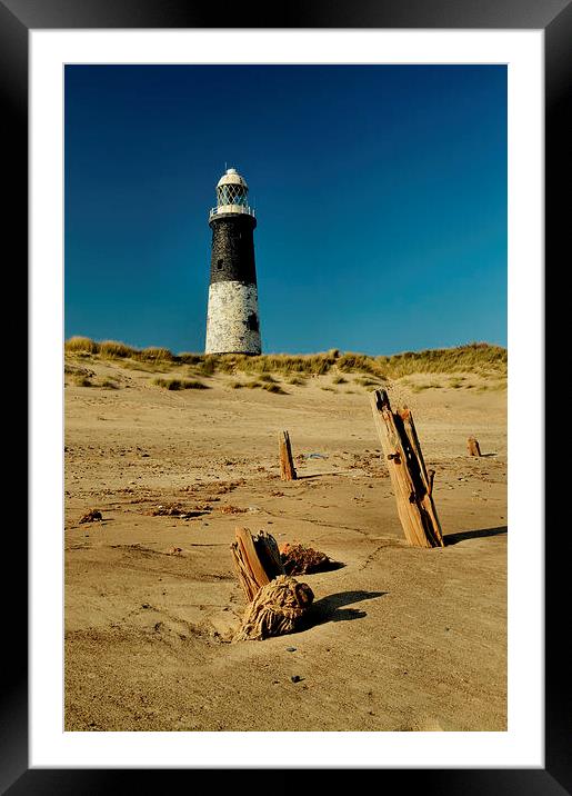  Spurn Point Lighthouse Framed Mounted Print by Sarah Couzens