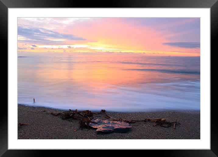 A peace of sea Framed Mounted Print by allen martin