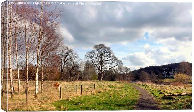  Walkway by the Clyde Canvas Print by Bill Lighterness