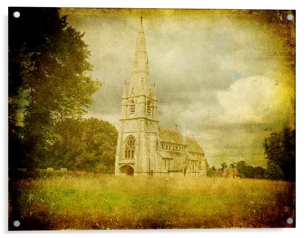  St Marys Church Acrylic by Dave Leason