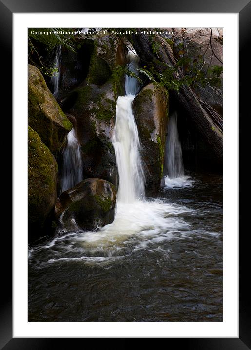  Taggerty Cascades #5 Framed Mounted Print by Graham Palmer