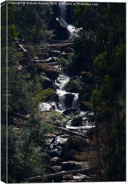  Keppels Falls From Afar Canvas Print by Graham Palmer