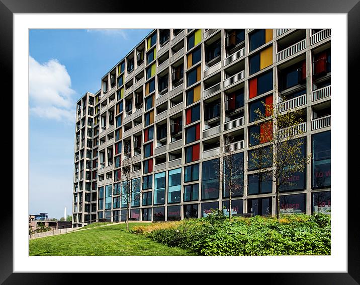 Sheffields Brutalist Masterpiece Remastered Framed Mounted Print by Chris Watson