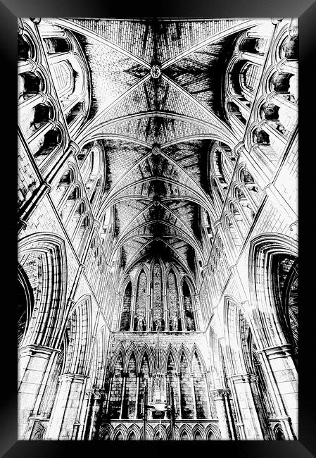Southwark Cathedral London Art Framed Print by David Pyatt