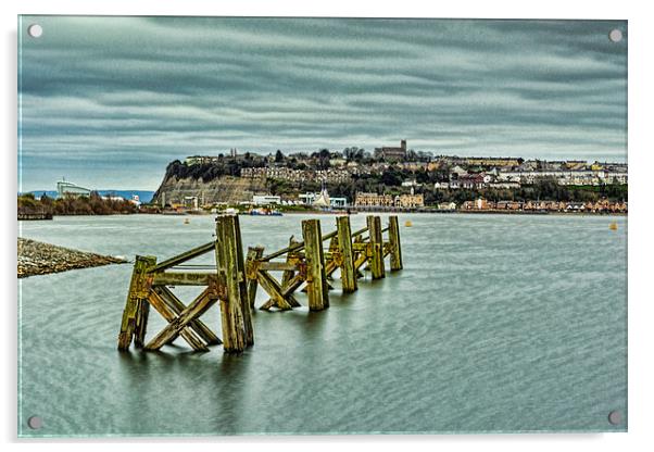 Cardiff Bay 3 Acrylic by Steve Purnell
