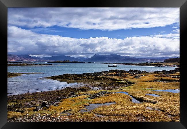  Ardvasar on Skye to Mallaig  Framed Print by Jacqi Elmslie