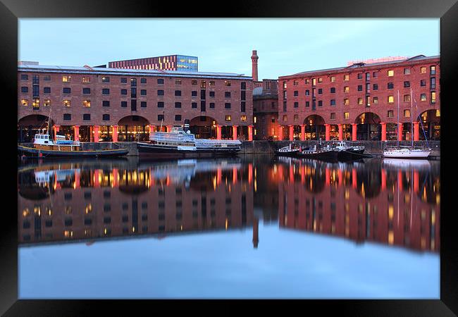 Albert Dock Liverpool Framed Print by Kerri Dowling