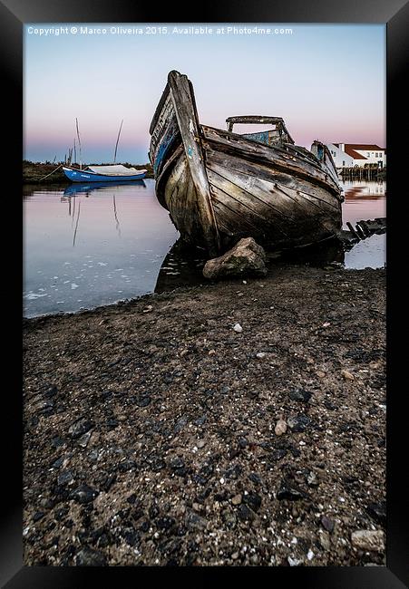 Abandoned Fishing Boat III Framed Print by Marco Oliveira