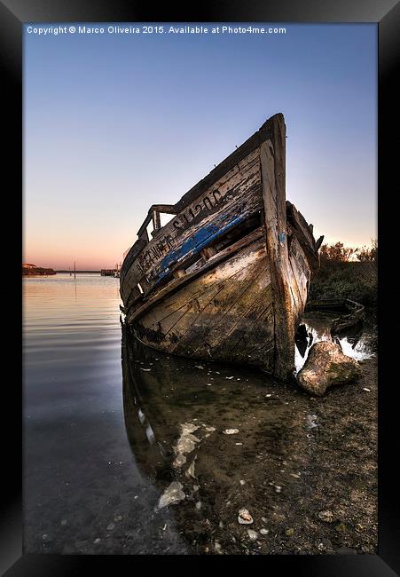 Abandoned Fishing Boat IV Framed Print by Marco Oliveira