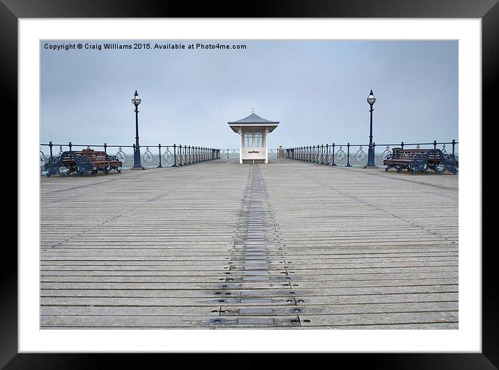  End of the Pier Framed Mounted Print by Craig Williams