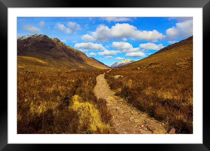  Path to the mountains Framed Mounted Print by Ian Purdy