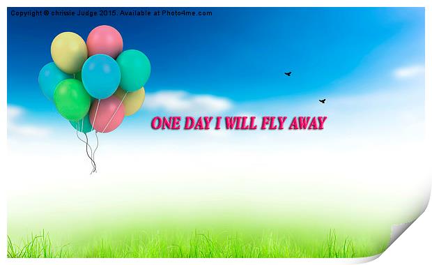  one day I will fly away  Print by Heaven's Gift xxx68