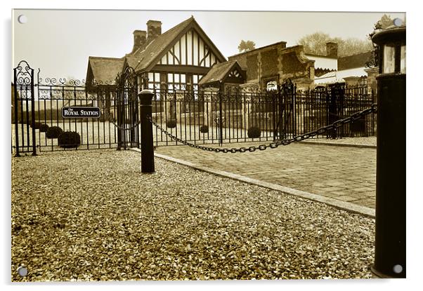 Royal Railway Station Acrylic by Stephen Mole