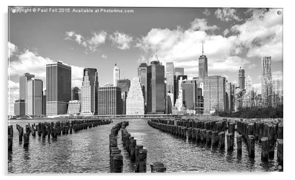 Manhattan Acrylic by Paul Fell