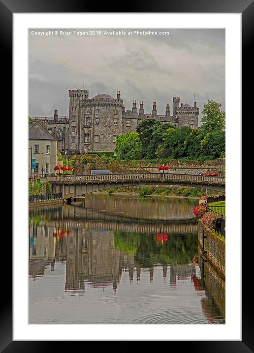   Kilkenny Framed Mounted Print by Brian Fagan