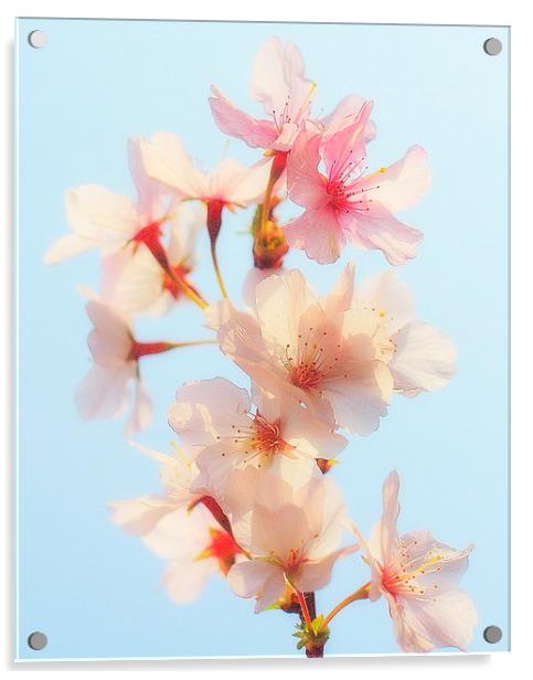  Beautiful Blossom Acrylic by Louise Godwin