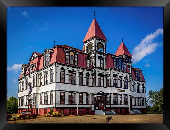 Lunenburg Academy, Nova Scotia, Canada Framed Print by Mark Llewellyn