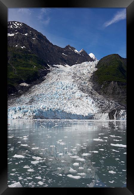 Glacier, Prince William Sound Framed Print by Sharpimage NET