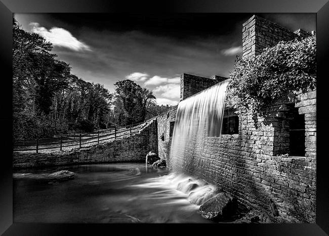  Watching Time Flow Past Framed Print by Kevin Browne