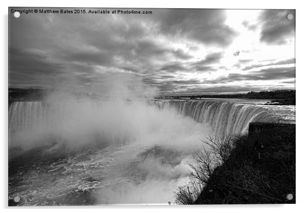 Niagara Falls spray Acrylic by Matthew Bates