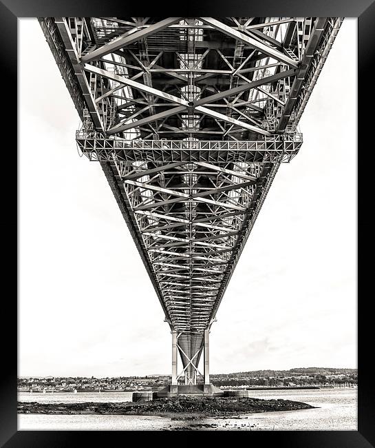  Under the Bridge Framed Print by Stuart Sinclair