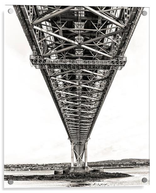  Under the Bridge Acrylic by Stuart Sinclair