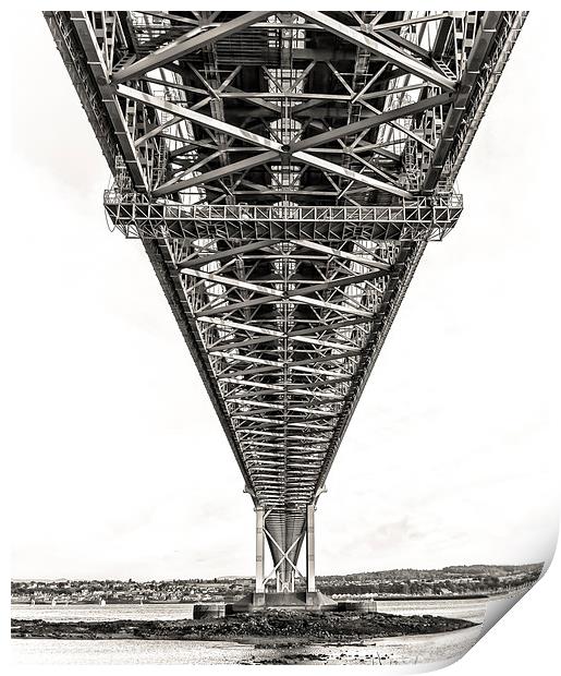  Under the Bridge Print by Stuart Sinclair