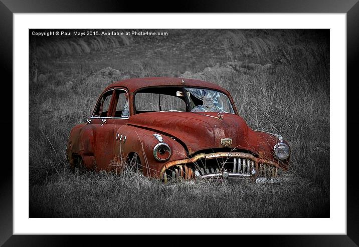  The Car Framed Mounted Print by Paul Mays