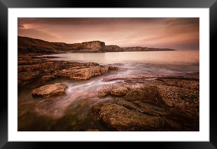  Fall Bay Gower Framed Mounted Print by Leighton Collins