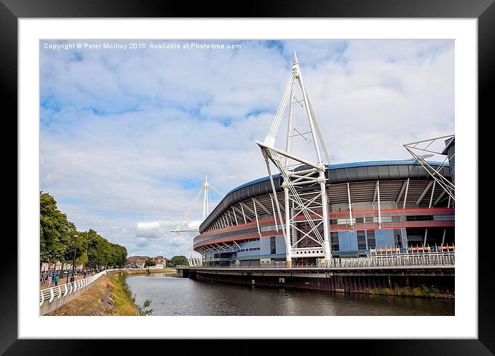  The Millennium Stadium Framed Mounted Print by Peter McIlroy