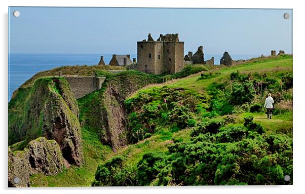  dunnottar castle  Acrylic by dale rys (LP)