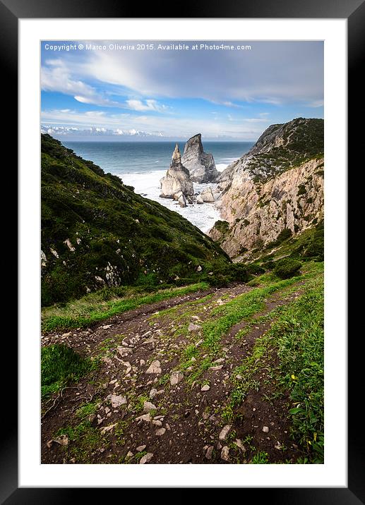 Bear's Beach II Framed Mounted Print by Marco Oliveira